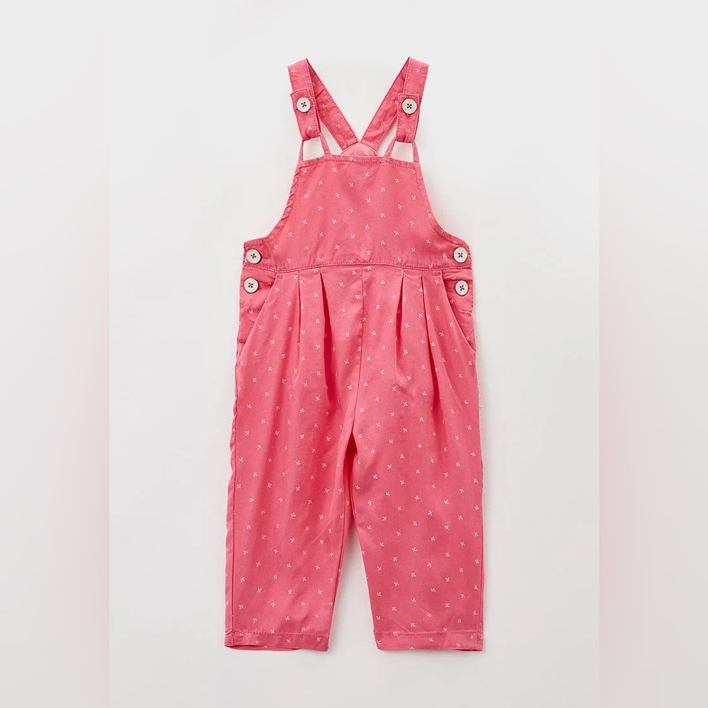 Size 7 Girls Mayoral Coral Starry Romper